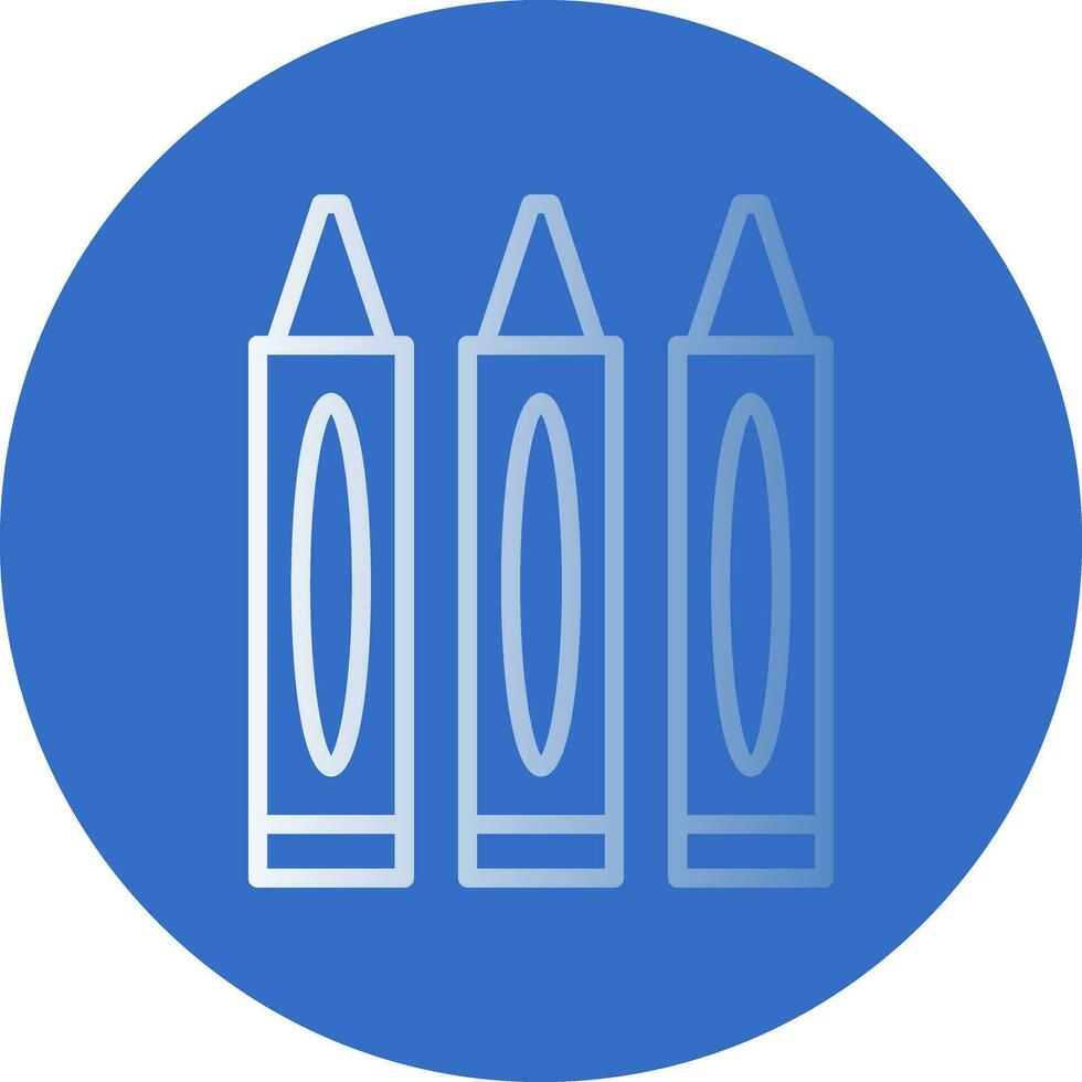 Crayons Vector Icon Design