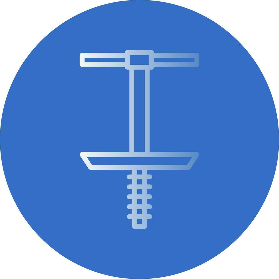 Pogo Stick Vector Icon Design