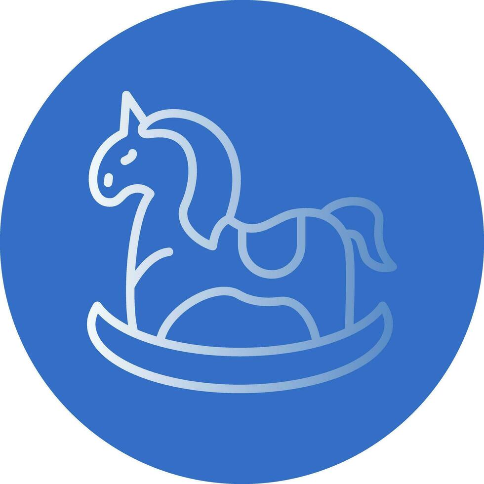 Horse Toy Vector Icon Design