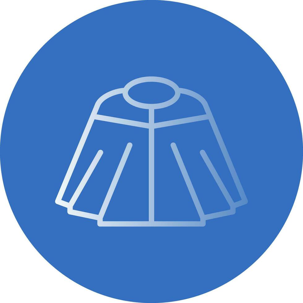 Cloak Vector Icon Design