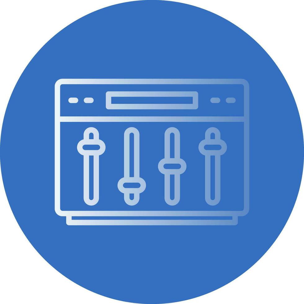 Equalizer Vector Icon Design