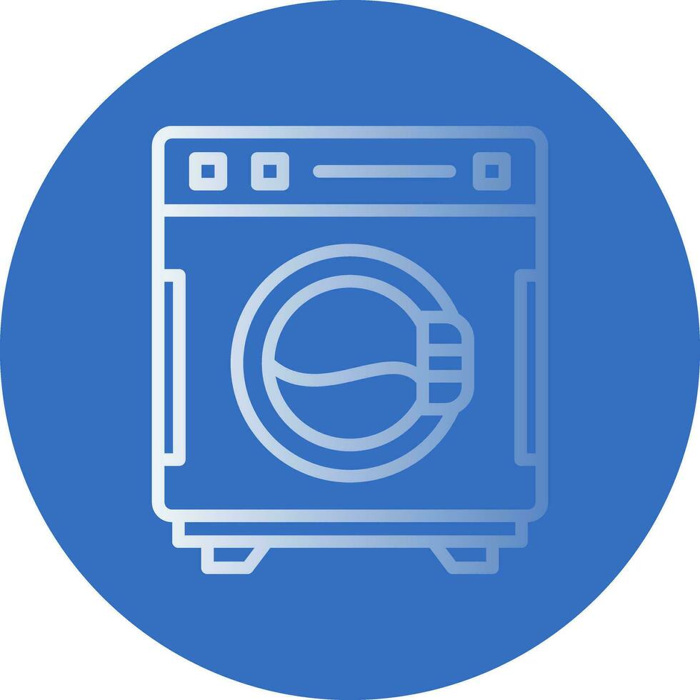 Washing Machine Vector Icon Design