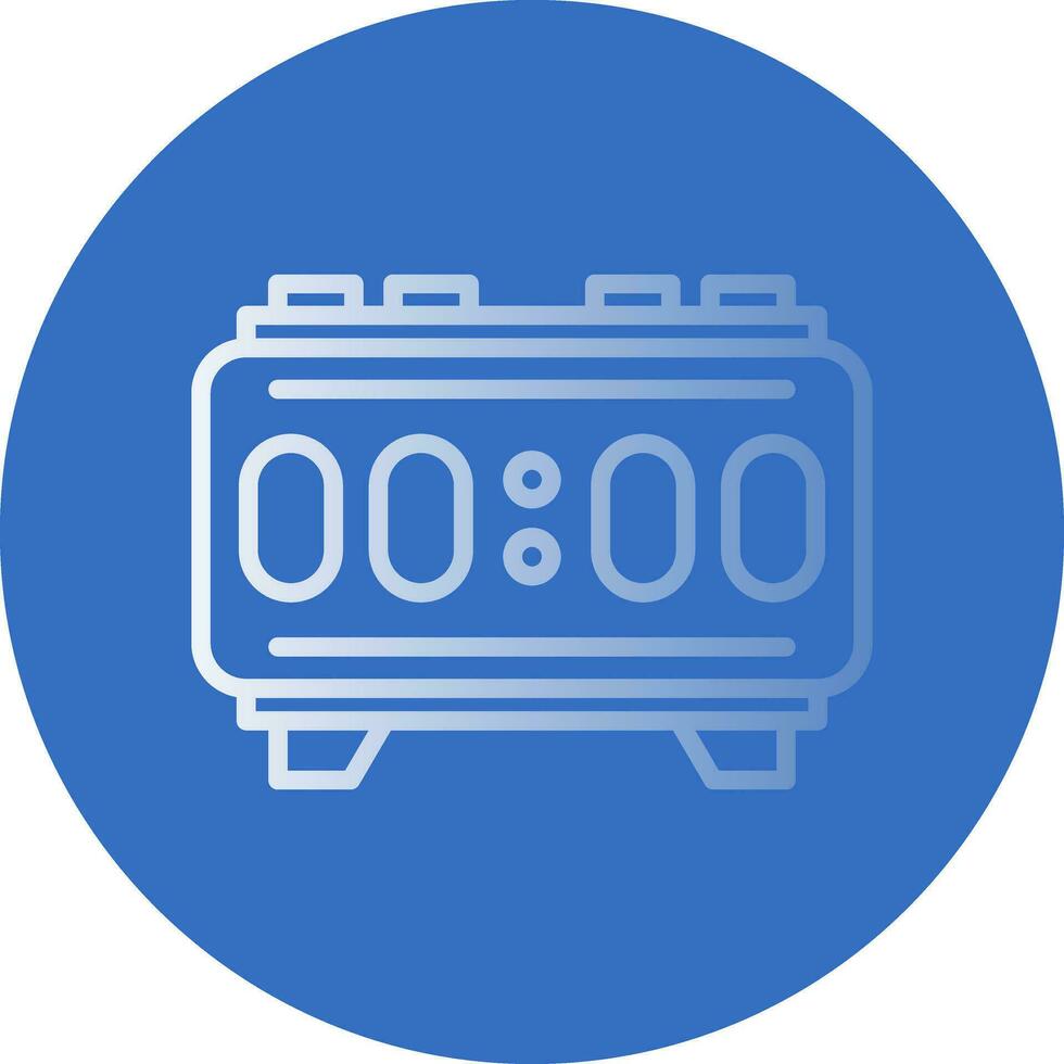 Digital Alarm Vector Icon Design