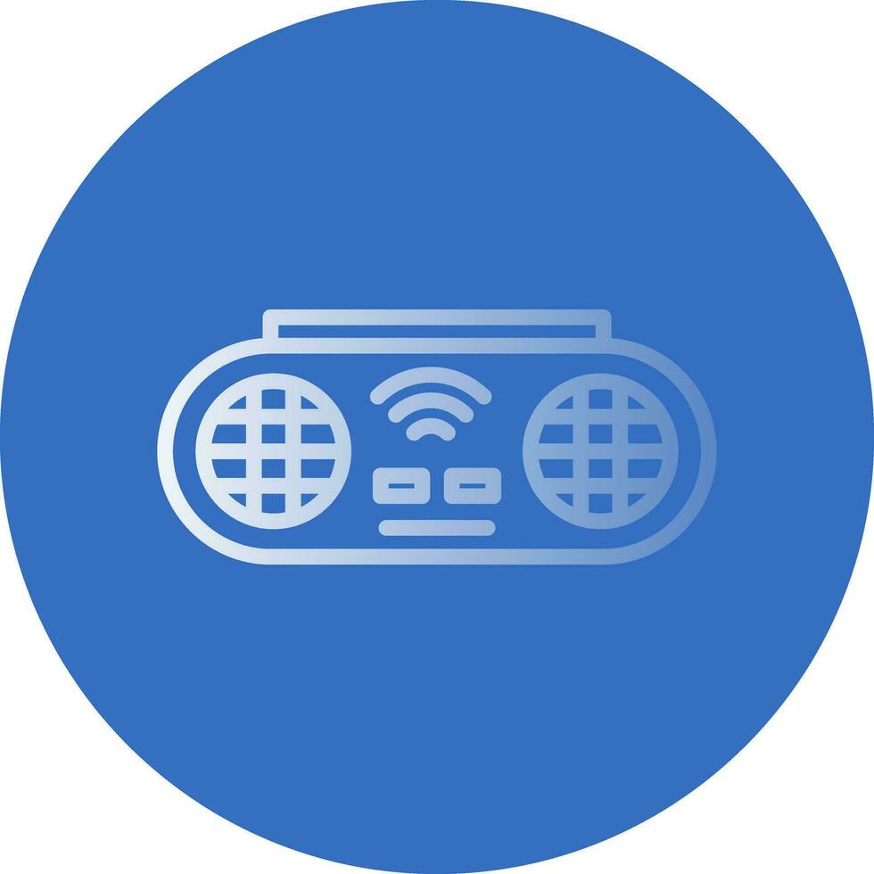 Portable Speaker Vector Icon Design