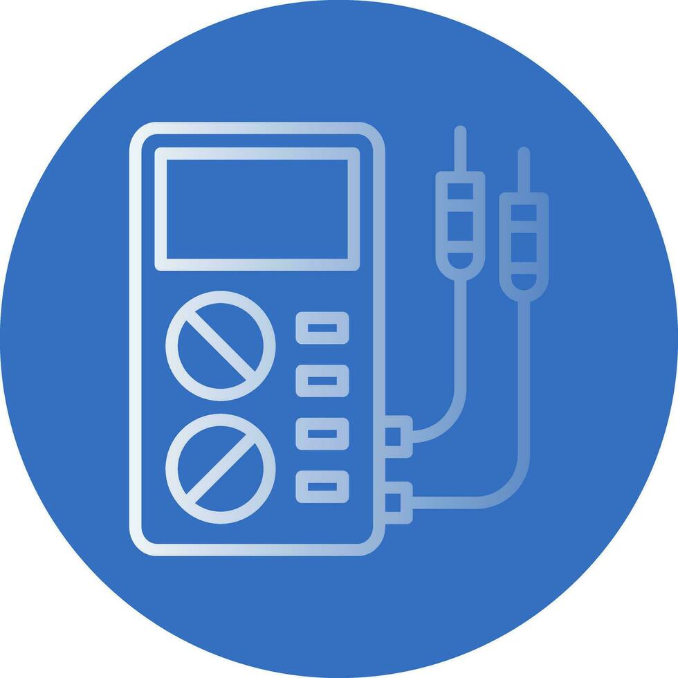 Voltmeter Vector Icon Design