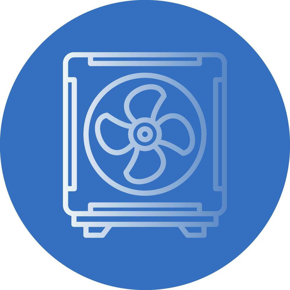 Cooling Fan Vector Icon Design