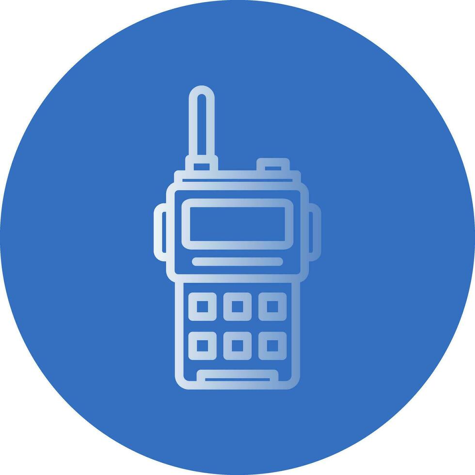 Walkie Talkie Vector Icon Design