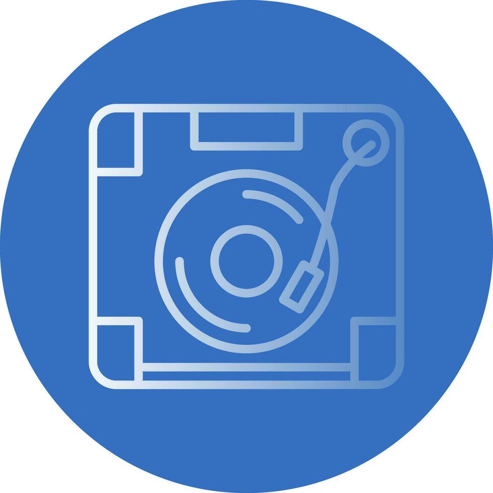 Turntable Vector Icon Design