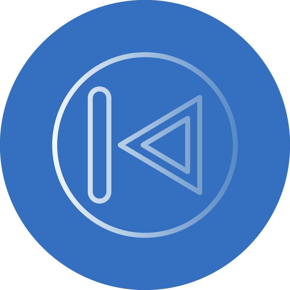 Previous Track Vector Icon Design