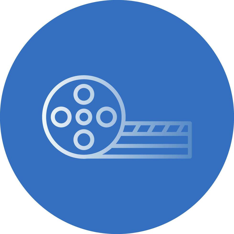 Movie Reel Vector Icon Design