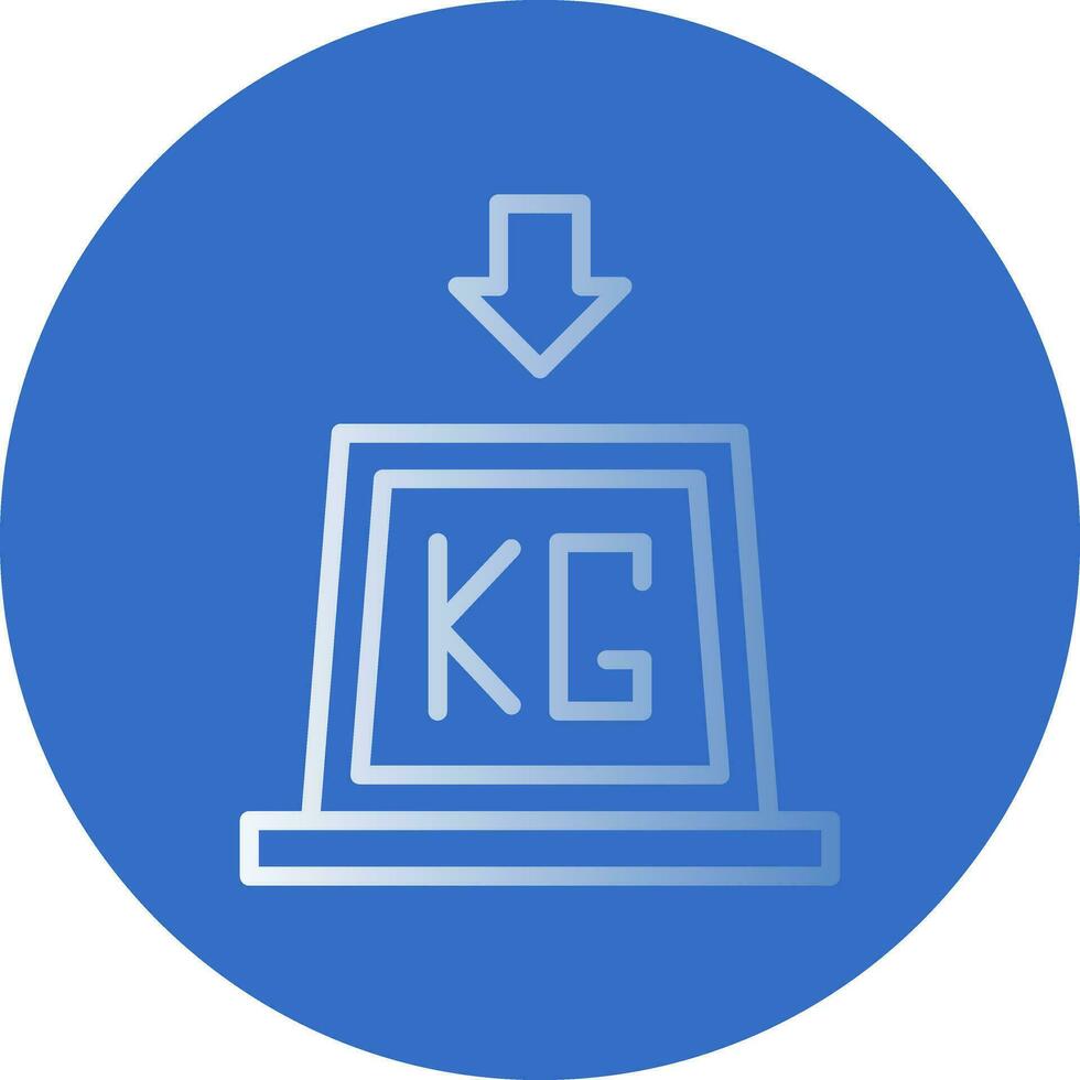 Weight Vector Icon Design
