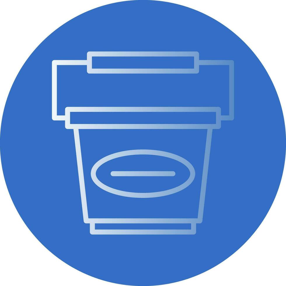 Bucket Vector Icon Design
