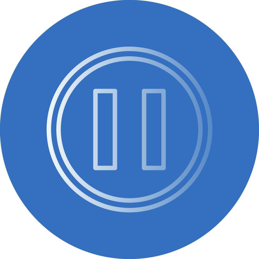 Pause Vector Icon Design