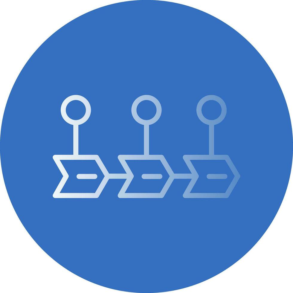 Value Chain Vector Icon Design