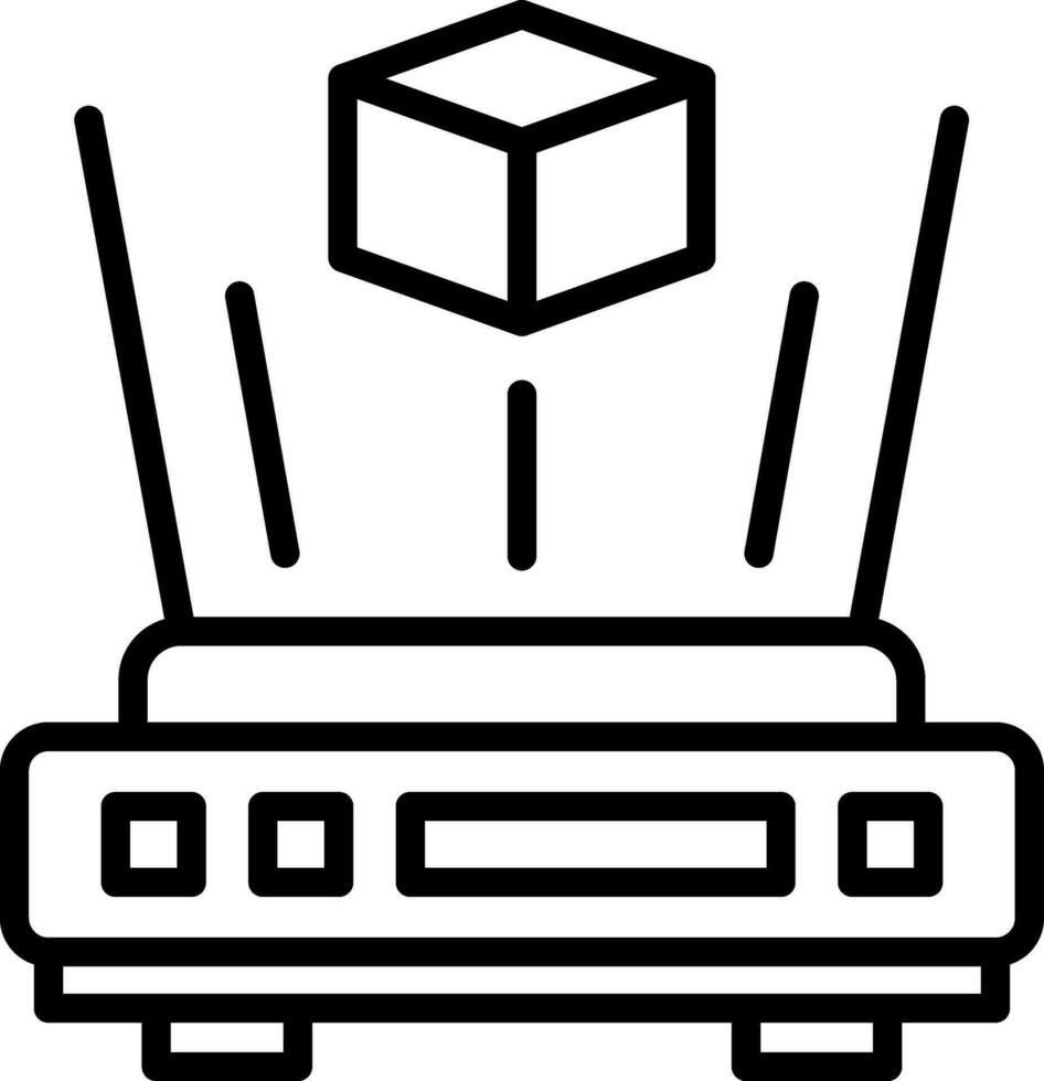 Holofgram Vector Icon Design
