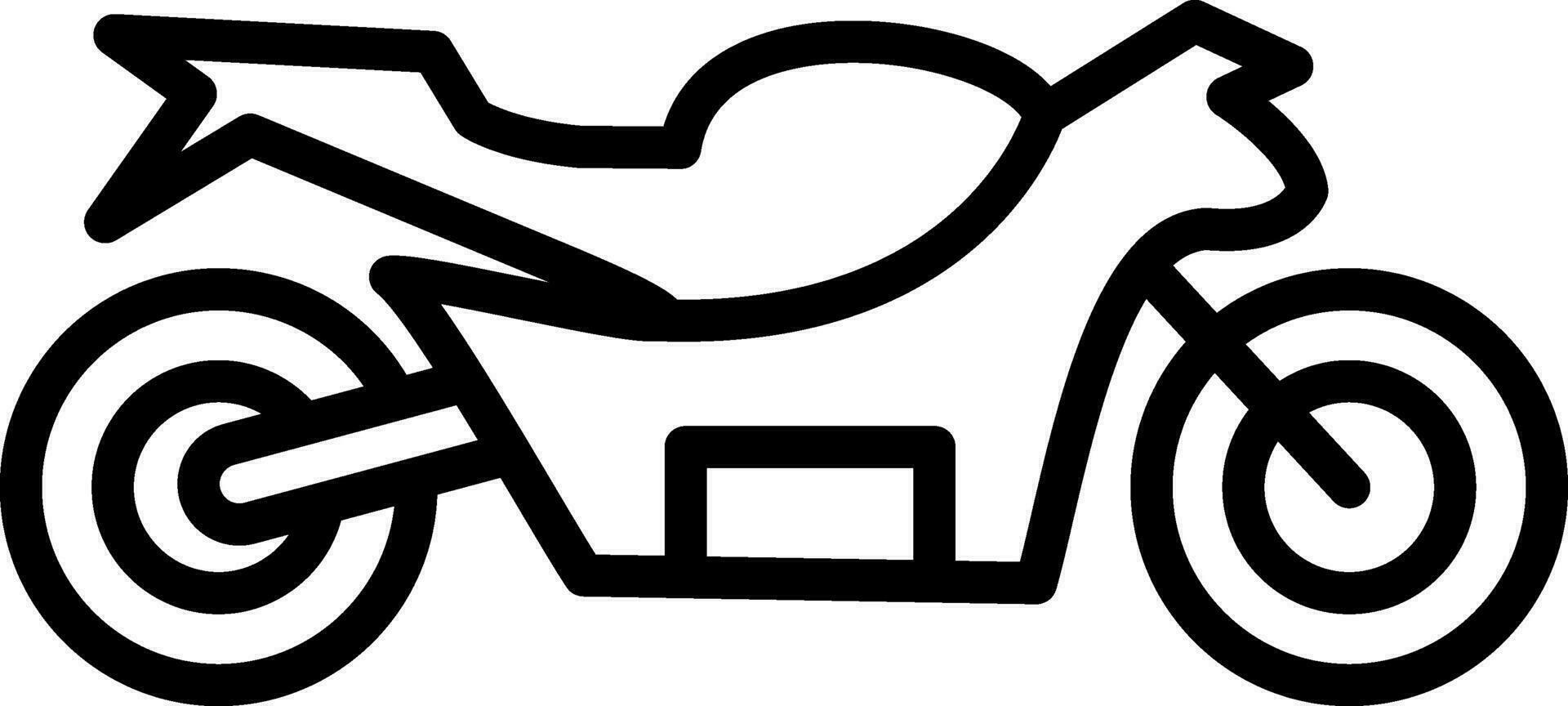 Motorbike Vector Icon Design