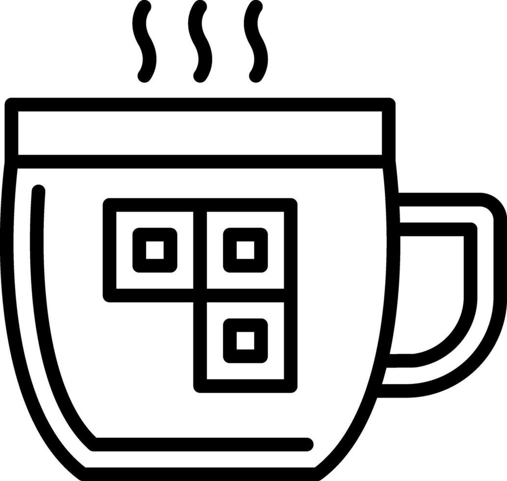 Hot cocoa Vector Icon Design