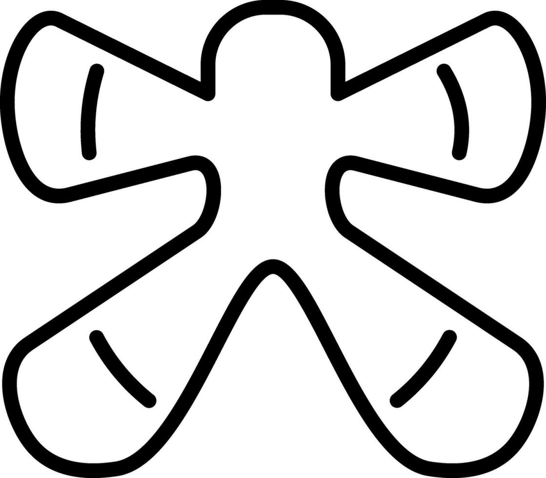 Snow angel Vector Icon Design