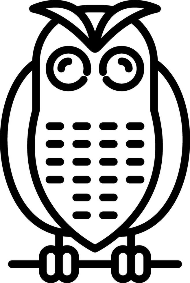 Snowy owl Vector Icon Design