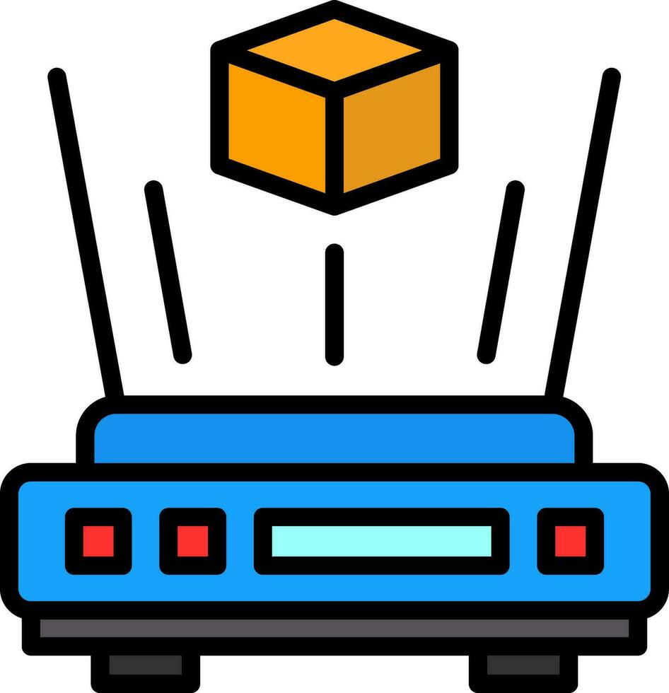 Holofgram Vector Icon Design