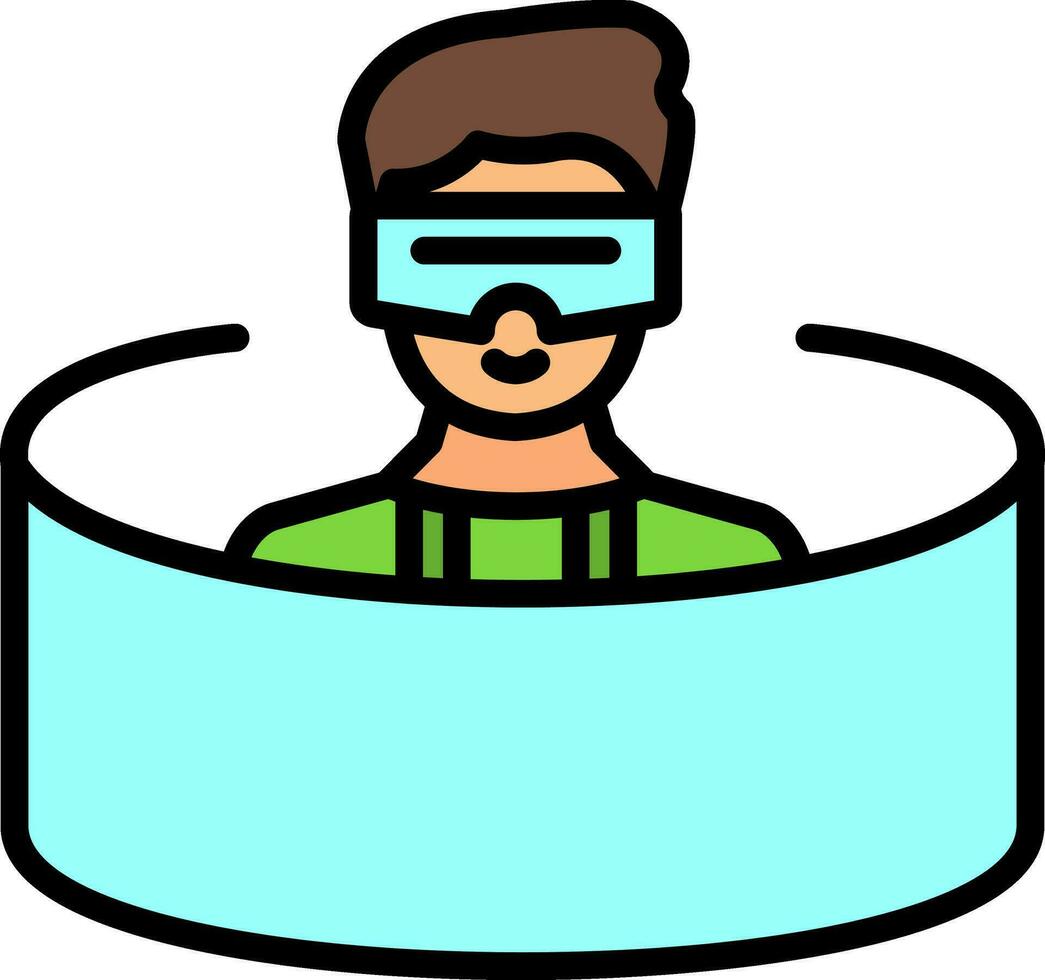 Virtual Reality Vector Icon Design