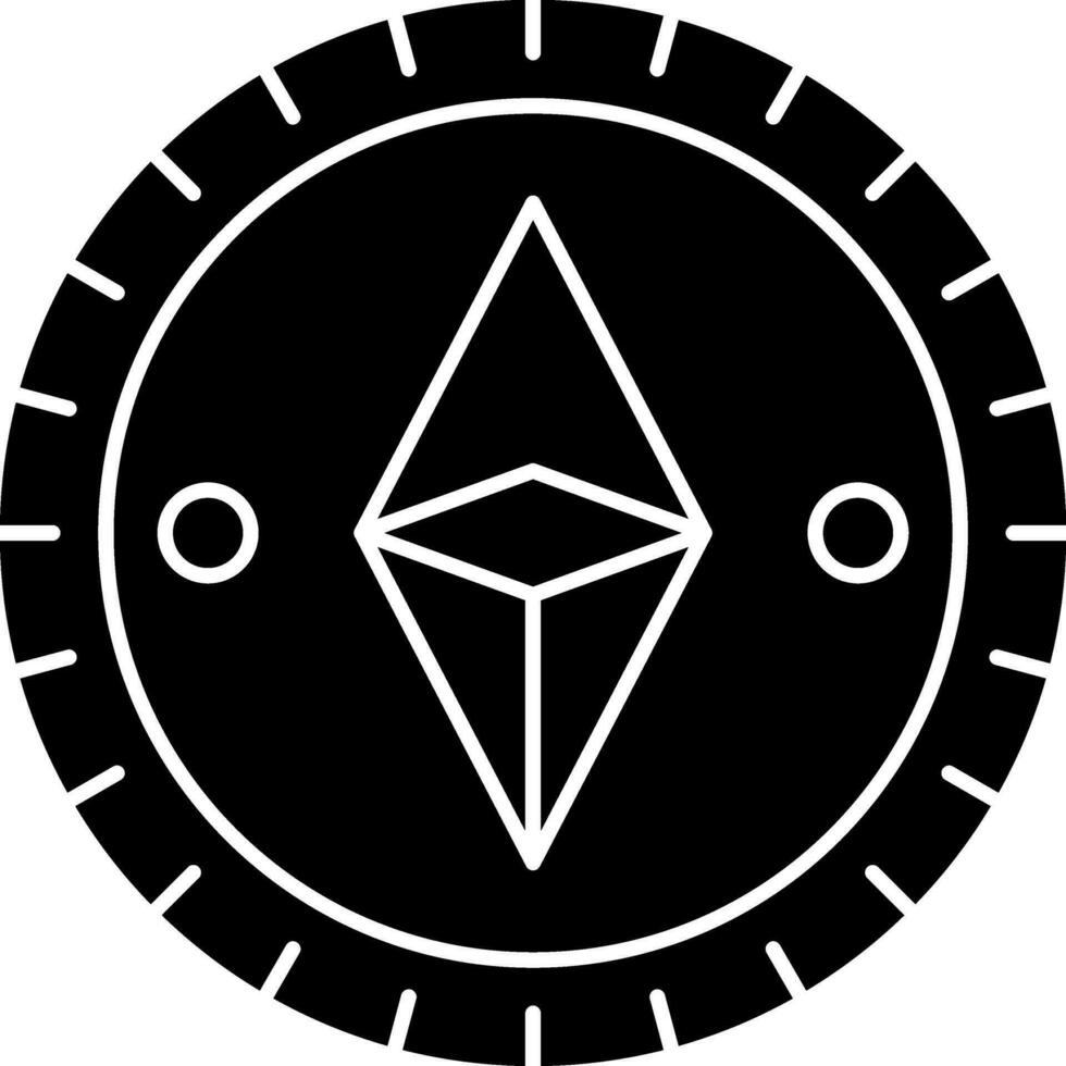 Ethereum Coins Vector Icon Design