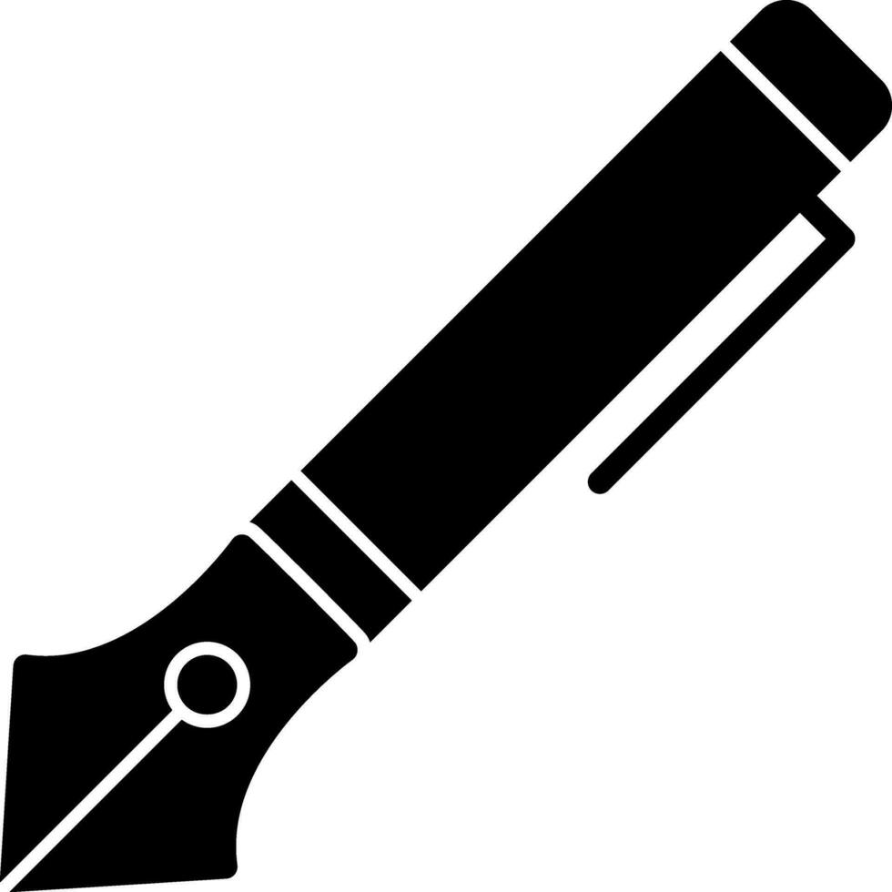 Ink Pen Vector Icon Design