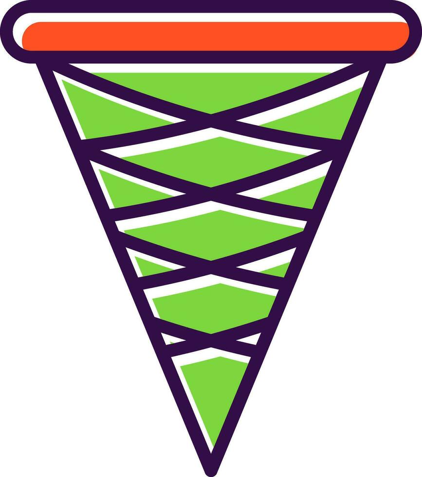 Ice cream cone Vector Icon Design