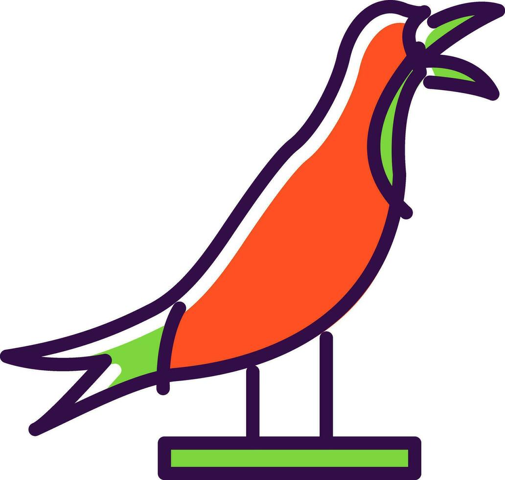 Arctic tern Vector Icon Design
