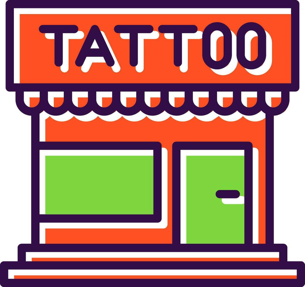 Tatoo Studio Vector Icon Design
