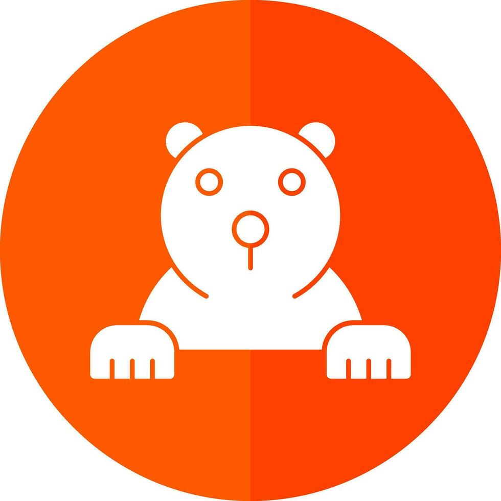 Polar bear Vector Icon Design