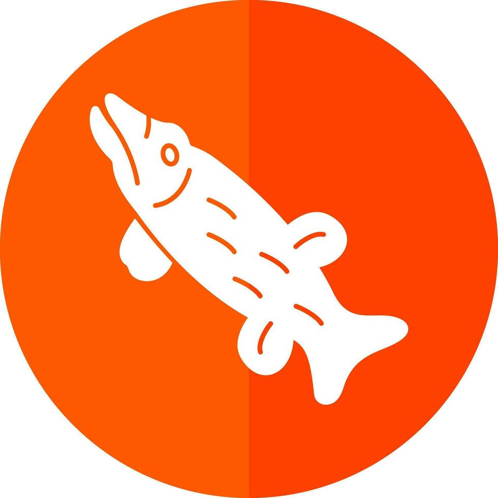 Northern pike Vector Icon Design