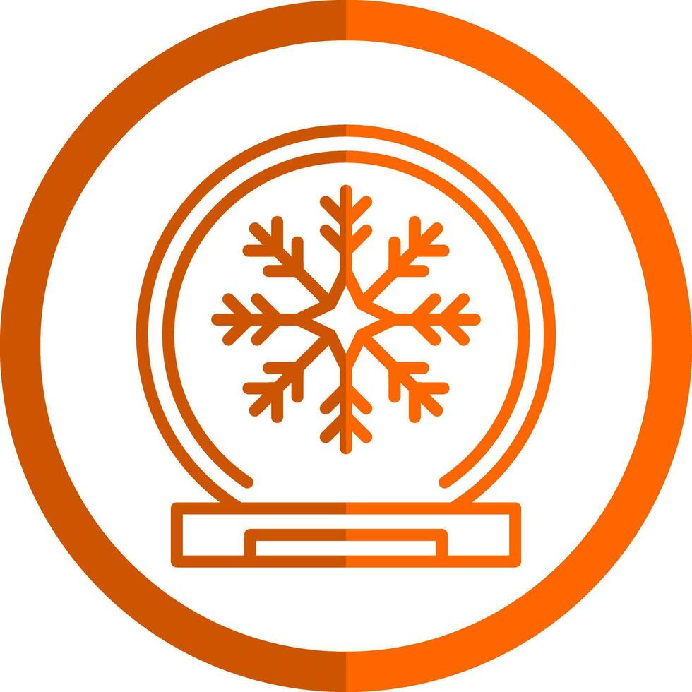 Snow globe Vector Icon Design