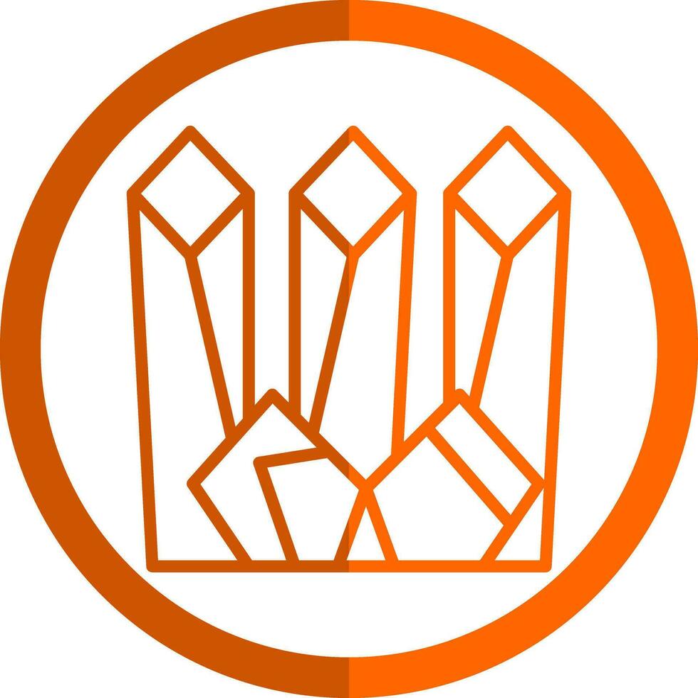 Ice wall Vector Icon Design