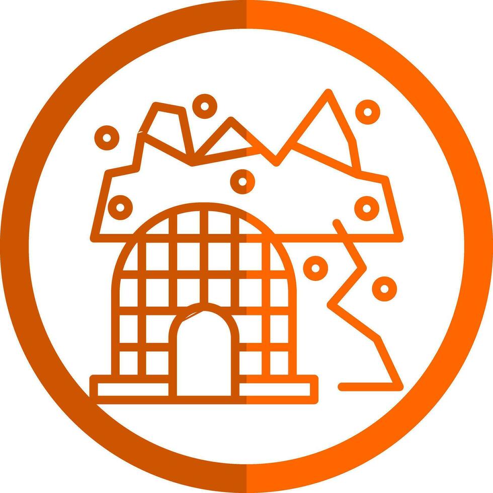 Arctic tundra Vector Icon Design