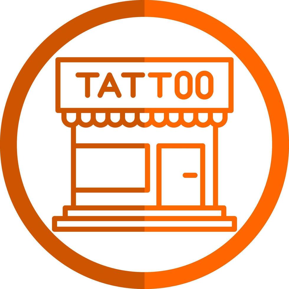 tatuaje estudio vector icono diseño