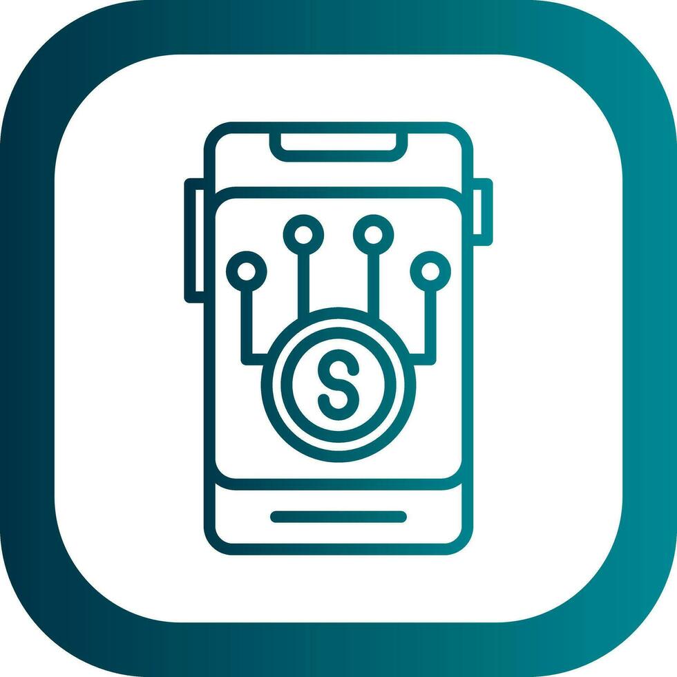 Digital Money Vector Icon Design