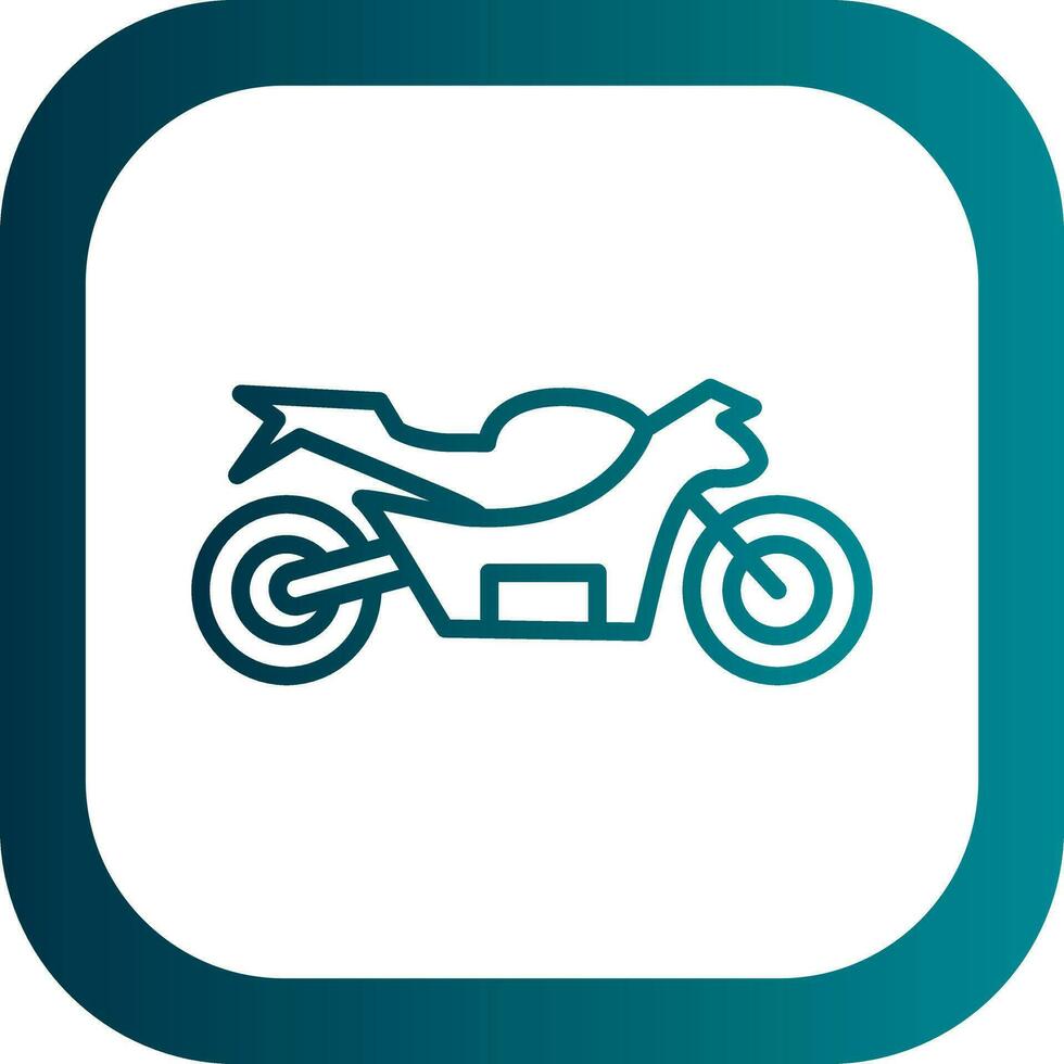 Motorbike Vector Icon Design