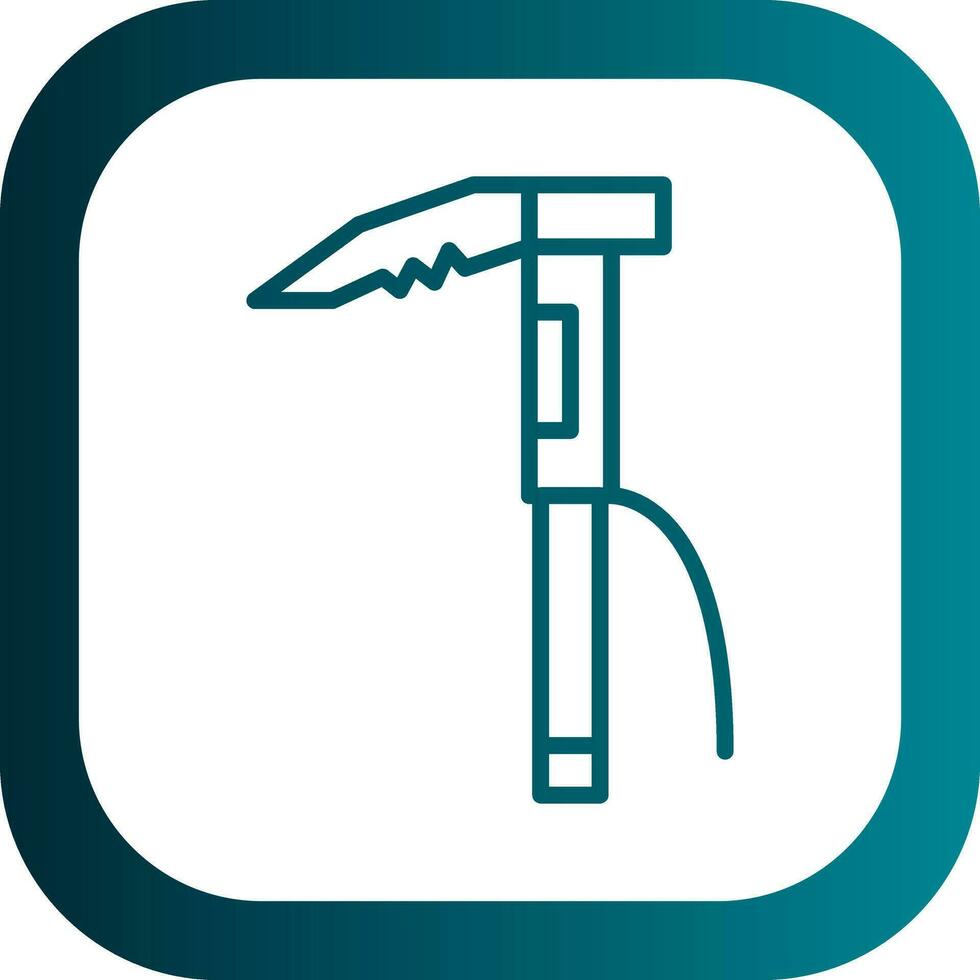 Ice axe Vector Icon Design