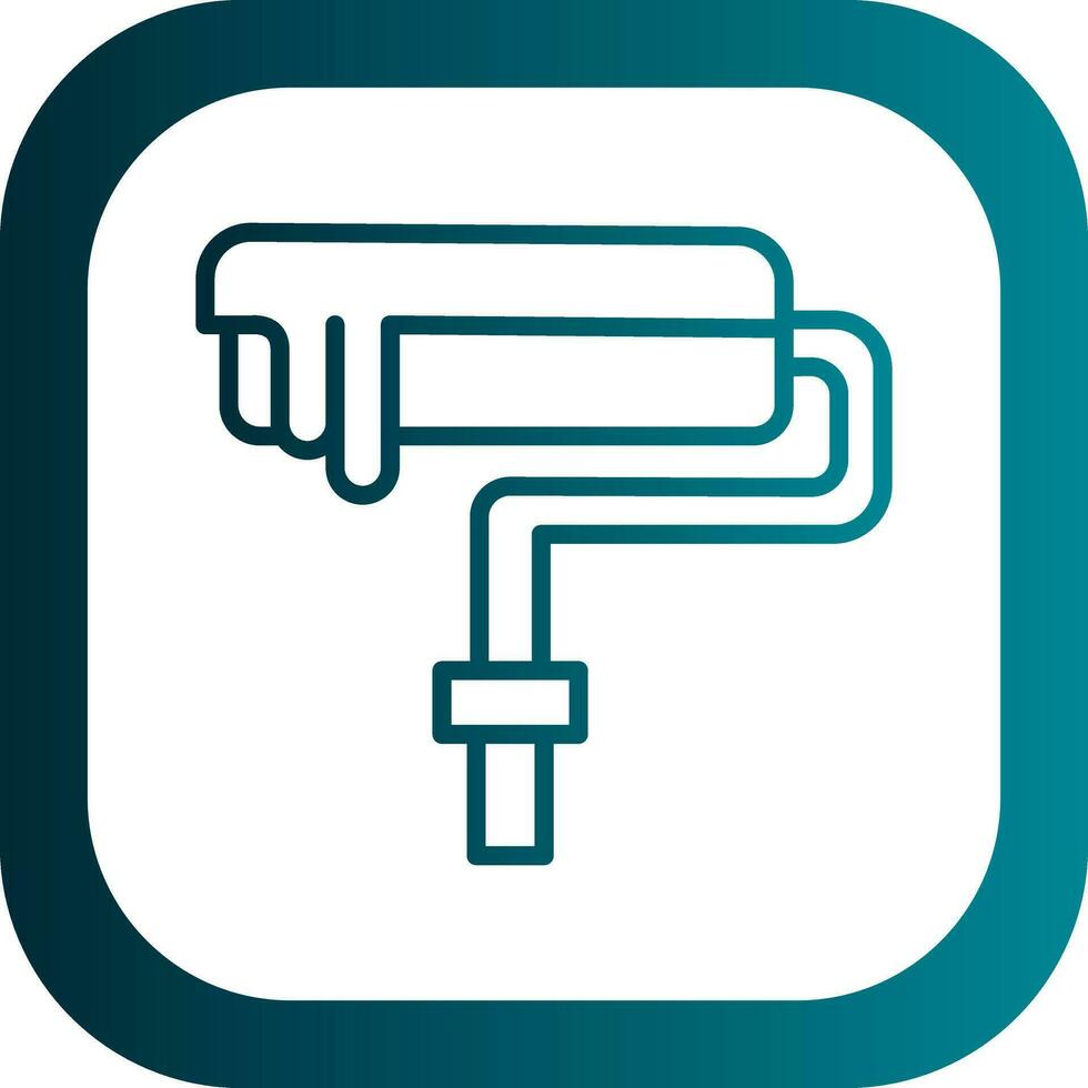 Paint Roller Vector Icon Design