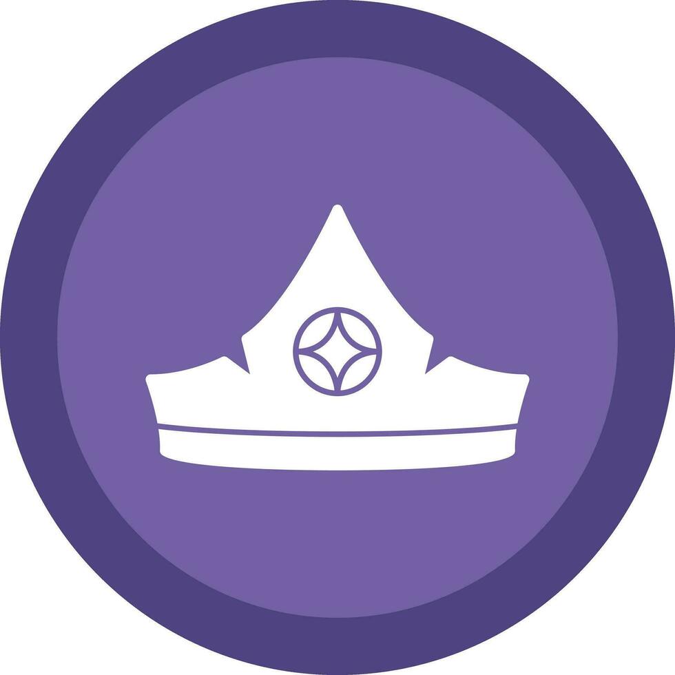 Aurora crown Vector Icon Design