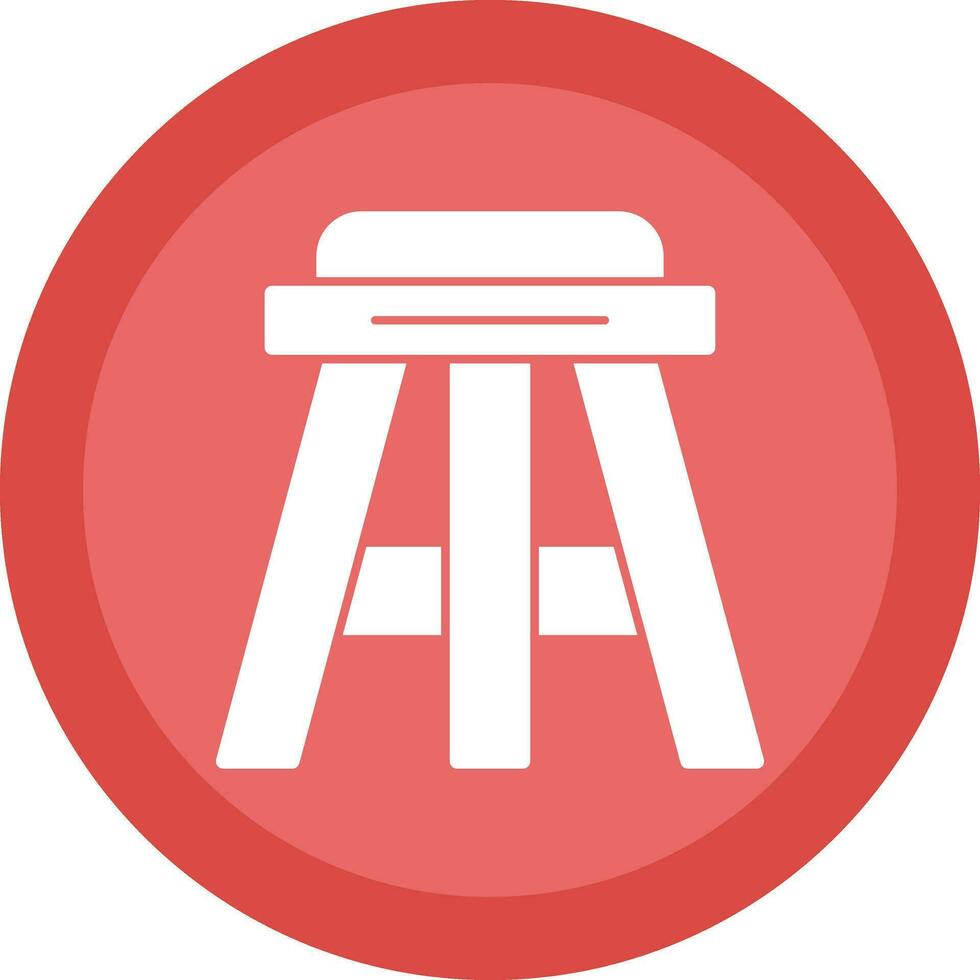 Stool Vector Icon Design