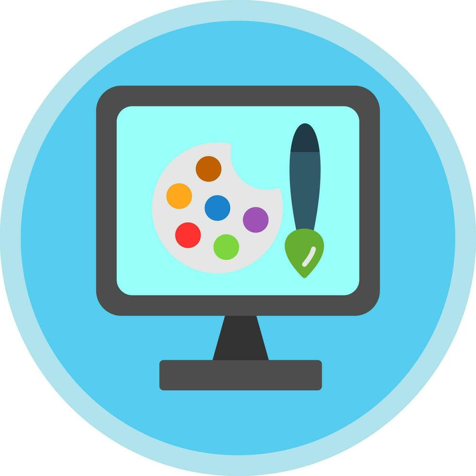 Artist Studio Vector Icon Design