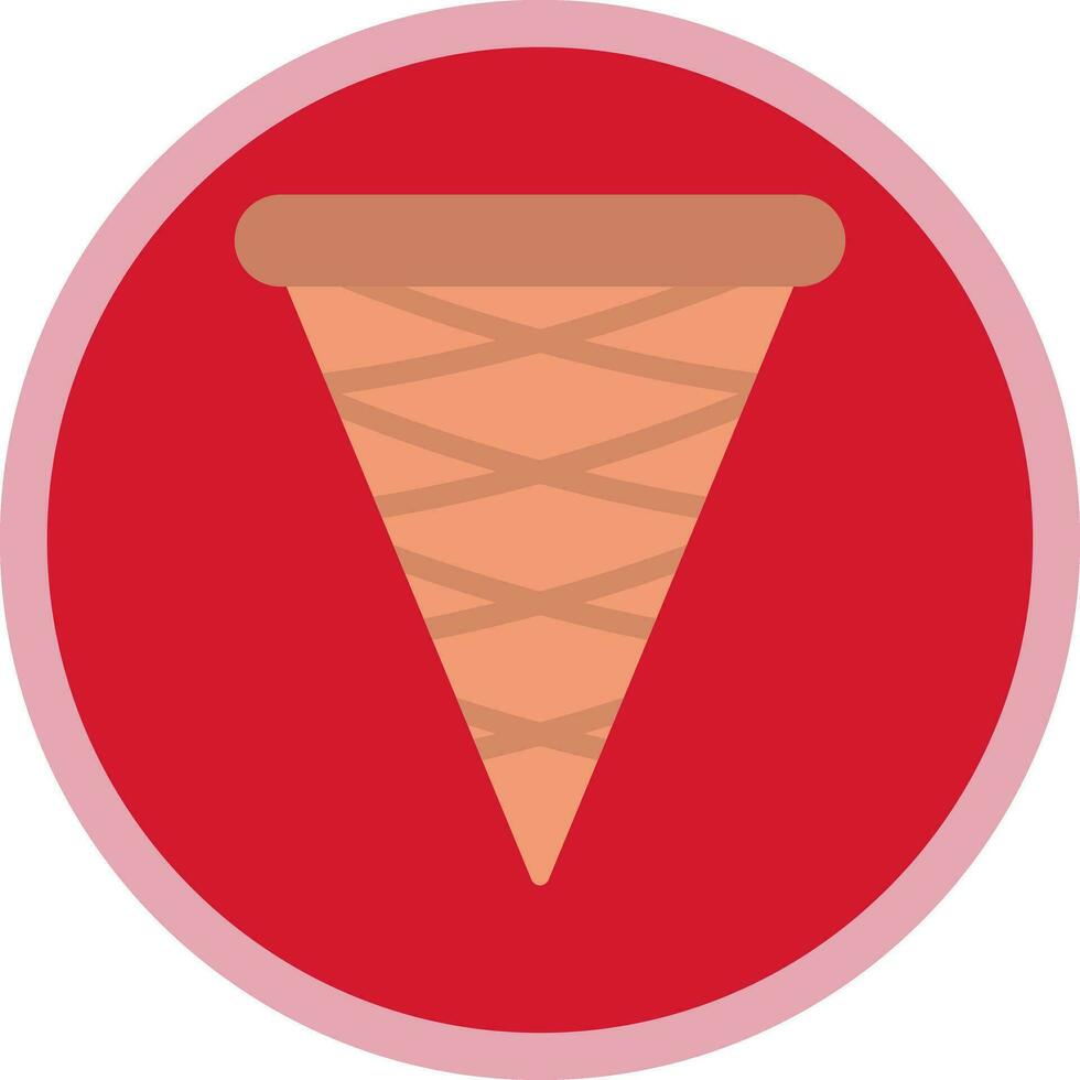 Ice cream cone Vector Icon Design