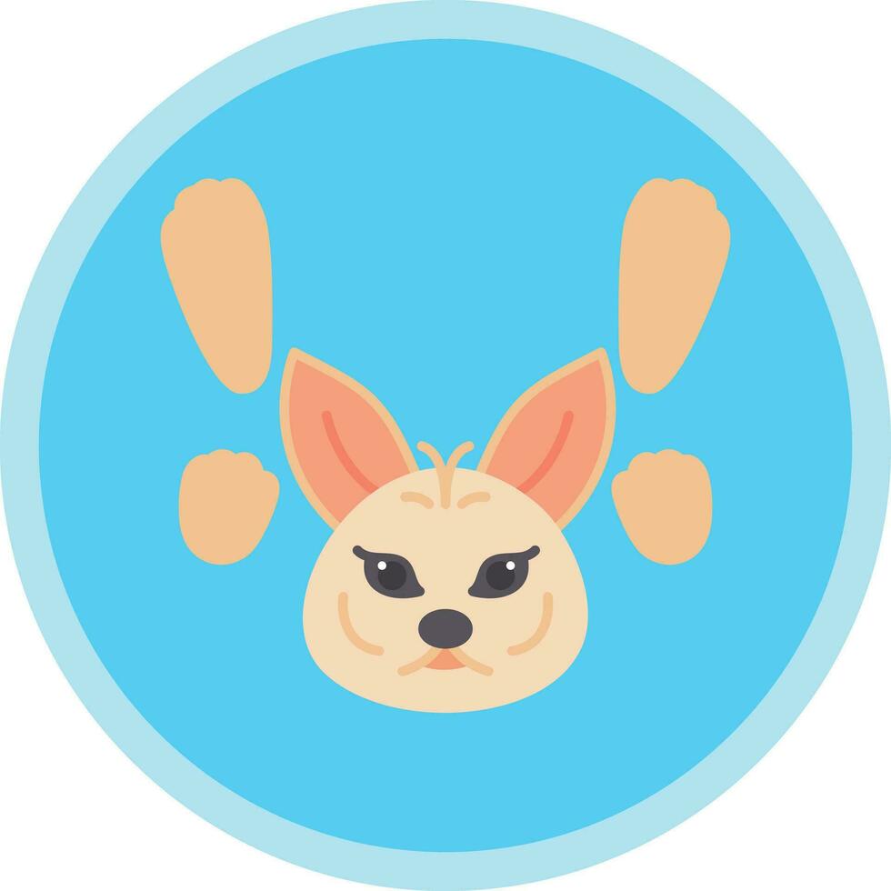 Arctic hare tracks Vector Icon Design