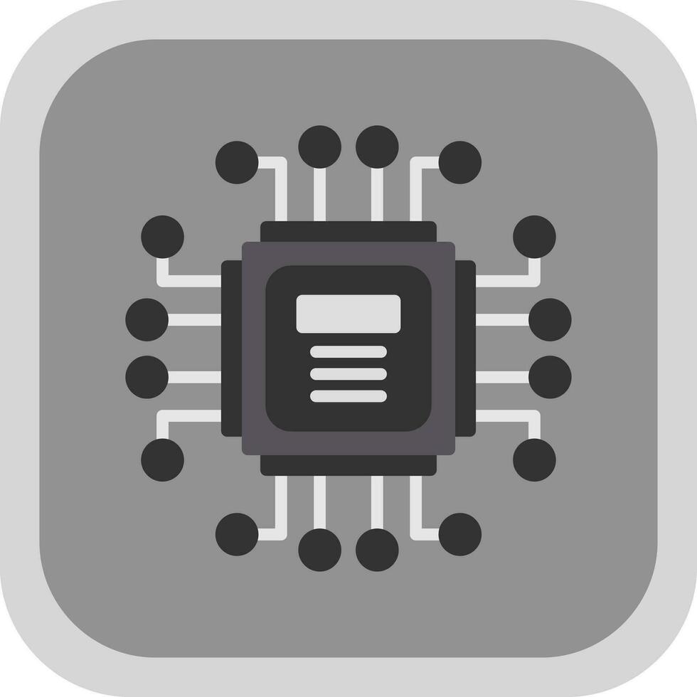 Computer Chip Vector Icon Design