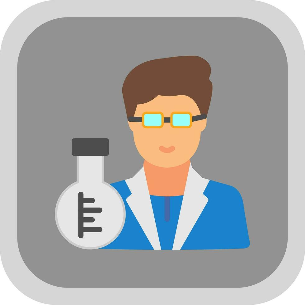 Scientist Vector Icon Design