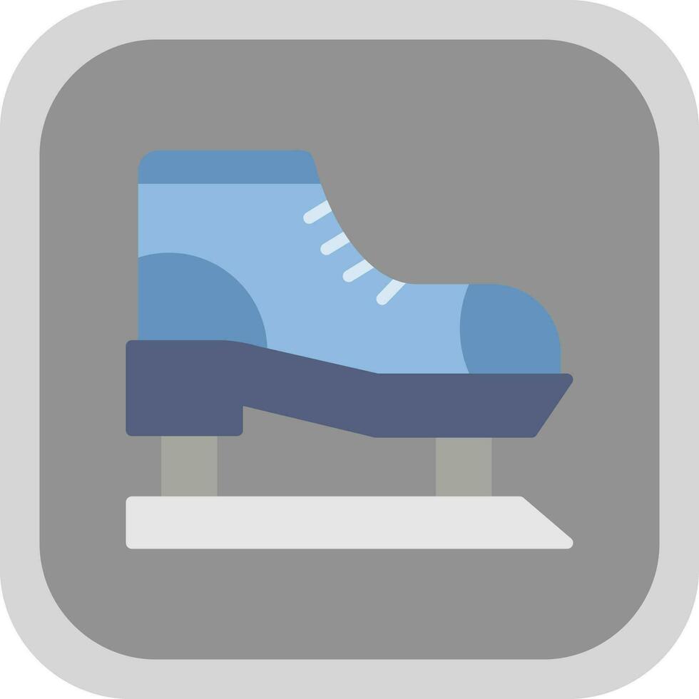 Ice skate Vector Icon Design