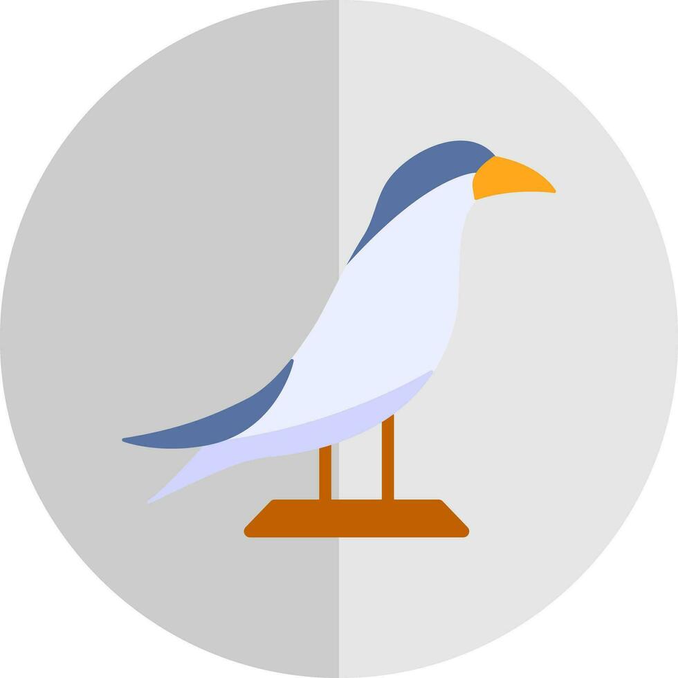 ártico golondrina de mar en vuelo vector icono diseño