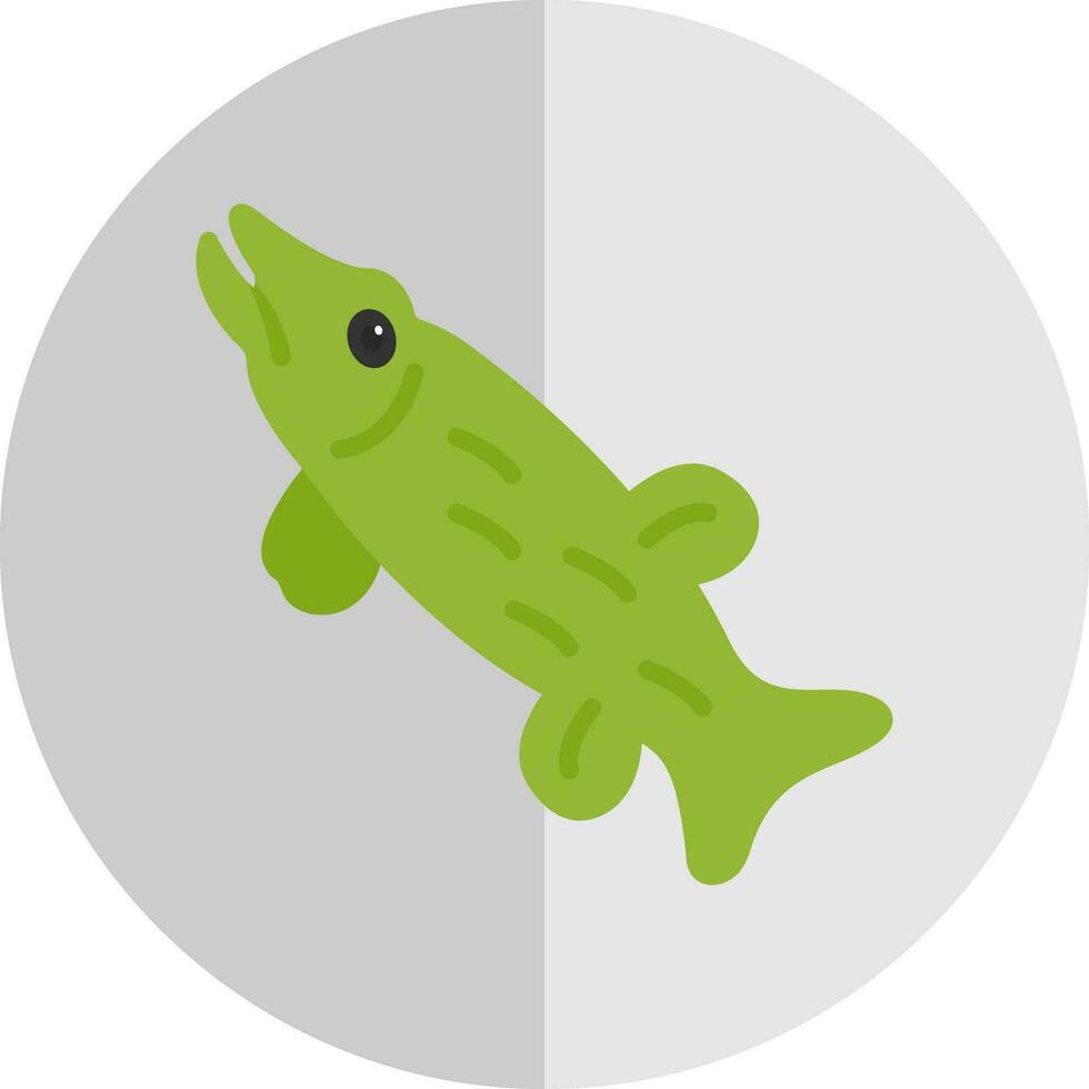 Northern pike Vector Icon Design